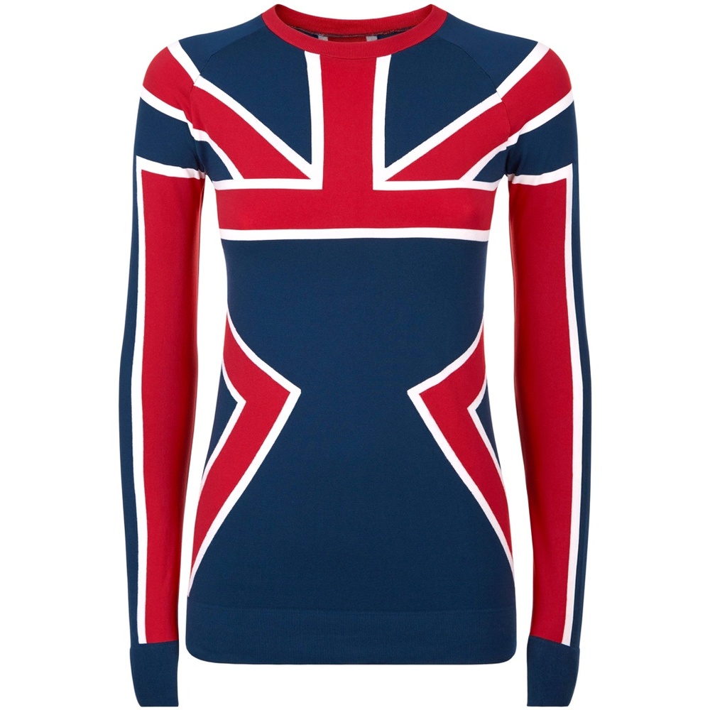 Sweaty Betty Union Jack Ski Seamless Base Layer
